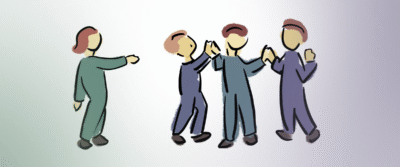 Zugehörigkeit im Homeoffice: So gelingt echte Verbundenheit 8 Mehrere Menschen im Kontakt miteinander - Zugehörigkeit