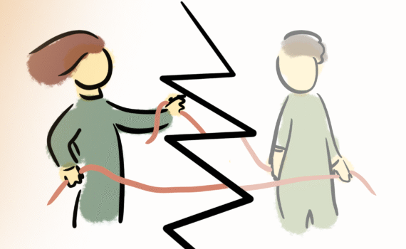 Verbindungen gekappt zwischen zwei Menschen nach Tod